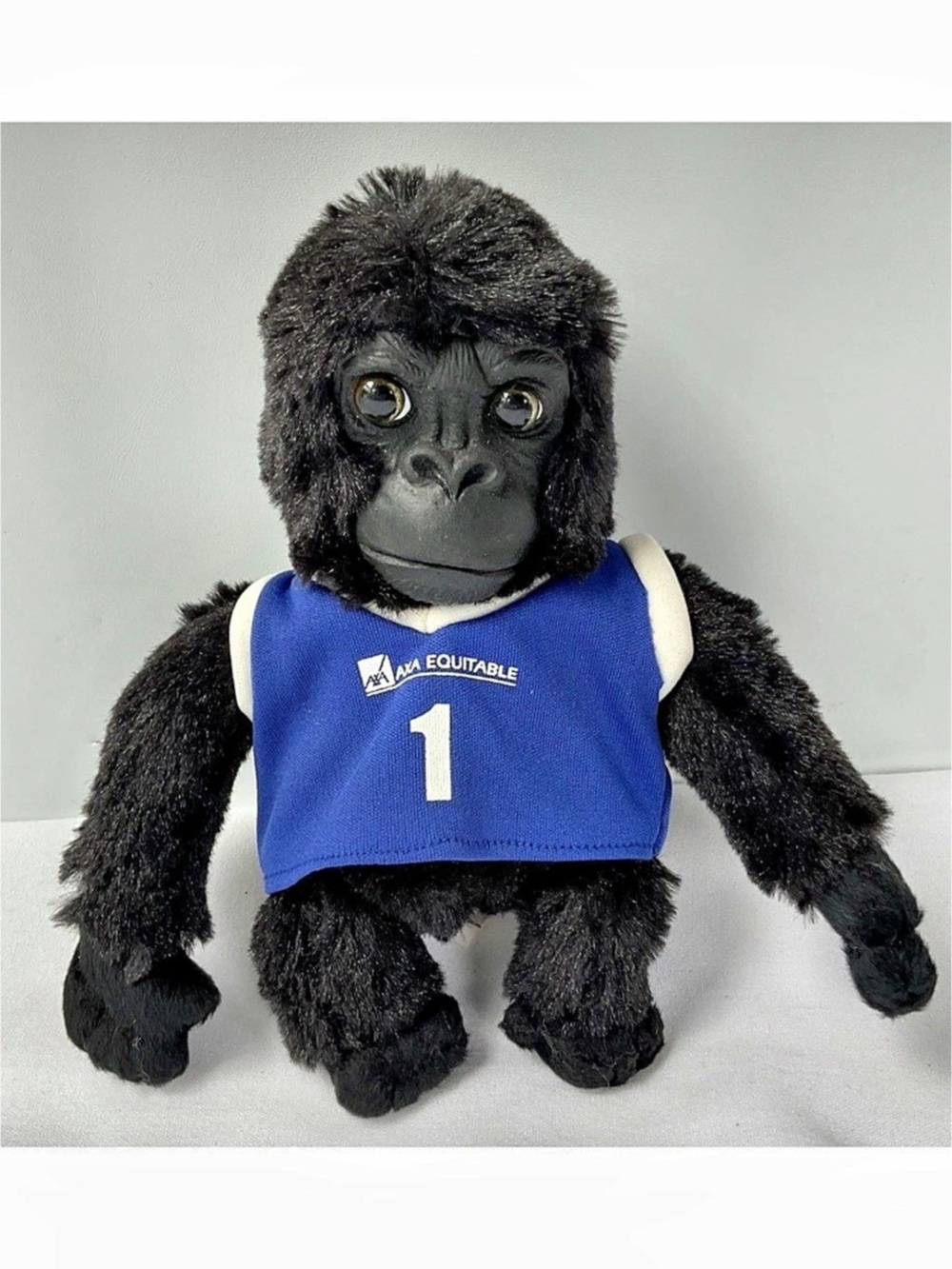 Aflac The 800 lb Gorilla Black Blue Plush Stuffed Animal Like New